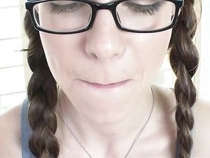 Cocksucking Cutie With Braided Pigtails Wants To Fuck