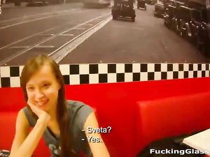 Teen Follows Him To A Public Bathroom To Suck Dick