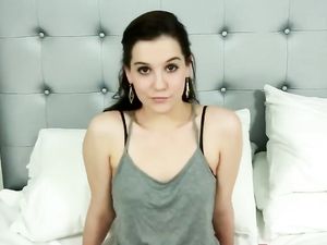 Petite Girl With A Bush Fucks In The Hotel Room