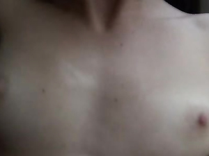 Braless Aubrey Sky Fucks In A Public Bathroom