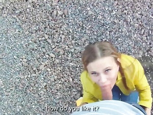 Public Doggystyle Quickie With A Naughty Girl